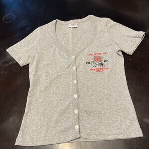 Pre Owned Womens Biker Design For Ladies Shirt Size Medium